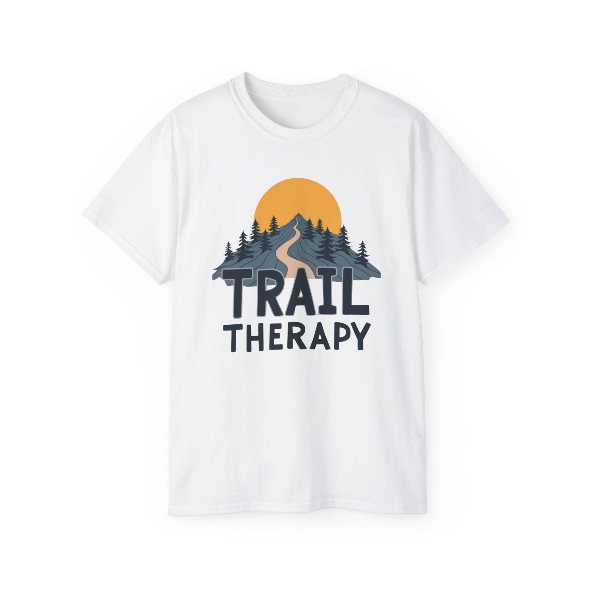 Trail Therapy Unisex Ultra Cotton Tee | Outdoor Lover Gift, Adventure Shirt, Nature Tee, Hiking Apparel, Relaxation Wear - Psychonaut Swag