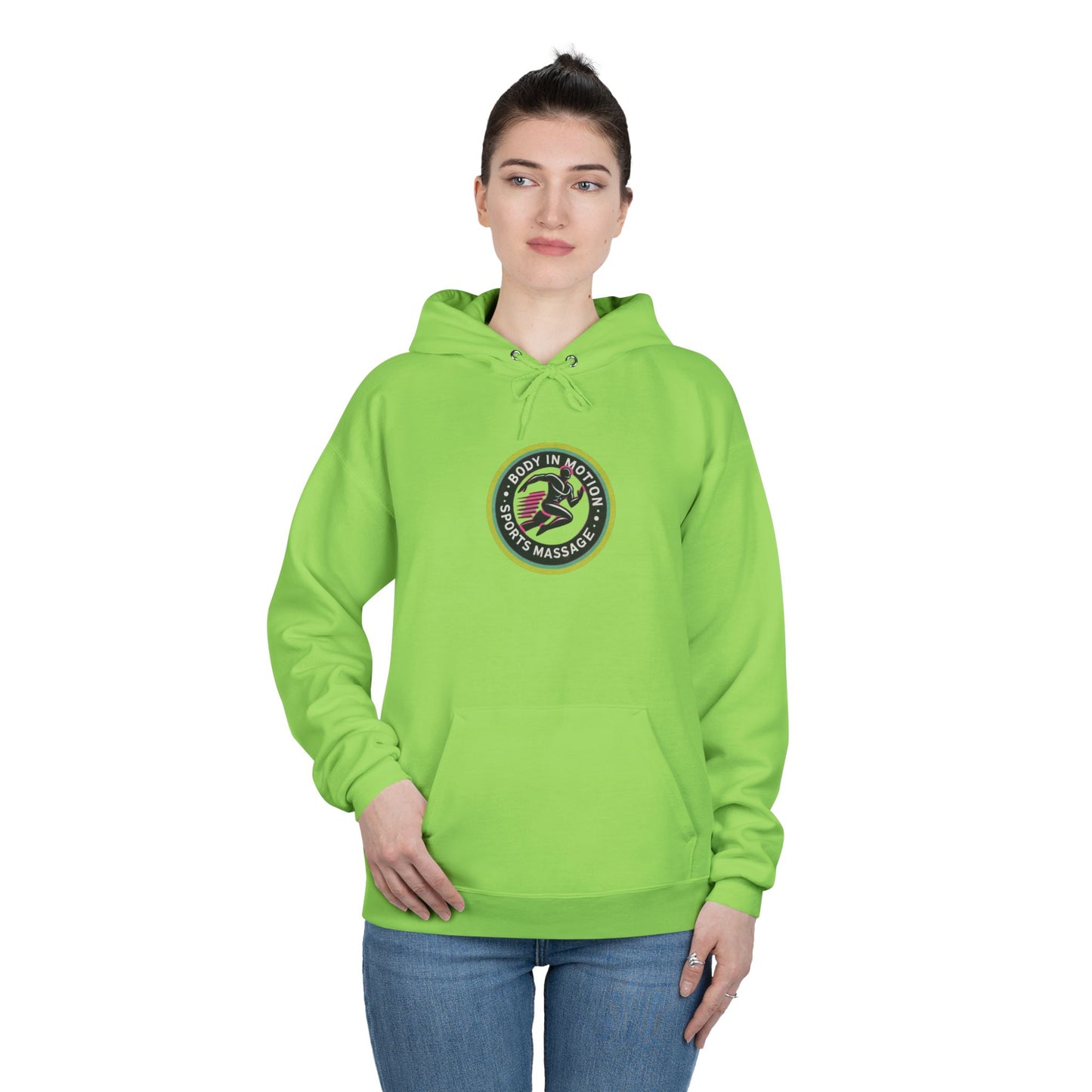 Sports Massage, Logo Hoodie — 'Run Fast' Athletic Pullover