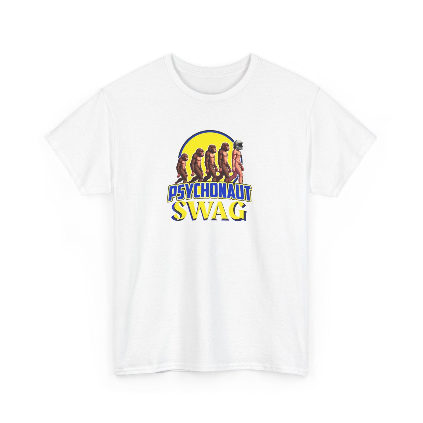 Psychonaut swag small biz, Heavy Cotton Tee, Cool Graphic T-Shirt, Streetwear Top, Gift for Psychonauts, Fun Casual Wear