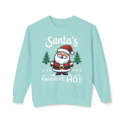 Santa’s Favorite Ho!! Sweatshirt — Funny Christmas Crewneck