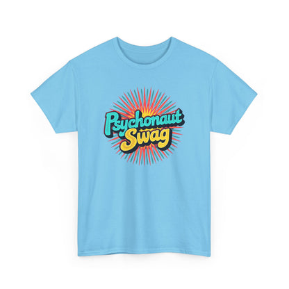 Psychonaut Swag, Atom light Tee, Psychedelic Graphic Tee, Unisex Heavy Cotton Tee, Casual Wear, Music Festival Shirt, Gift for Stoners, Vintage Style T-Shirt - Psychonaut Swag