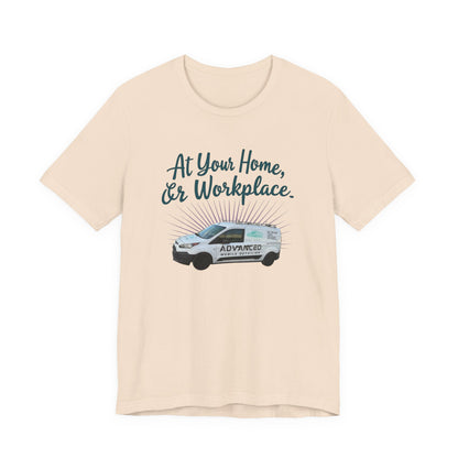 Advanced Mobile Detailing, At Your Home or Workplace Tee, Unisex Jersey T-Shirt Gift, Comfy Graphic Tee, Workwear Apparel, Casual Daily Wear