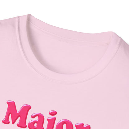 Major Feels Incoming Unisex T-Shirt, Fun Tee, Gifts for Friends, Casual Wear, Summer Fashion, Birthday Gift - Psychonaut Swag