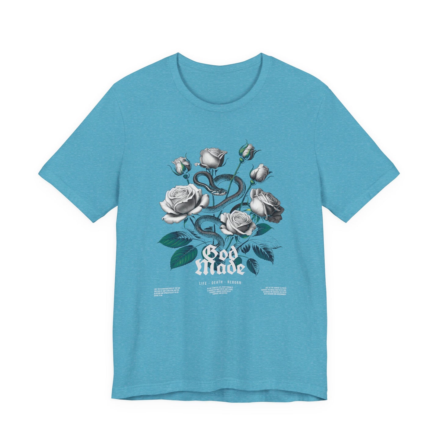 Rose and Snake Graphic Tee – Gothic Floral Vintage Shirt