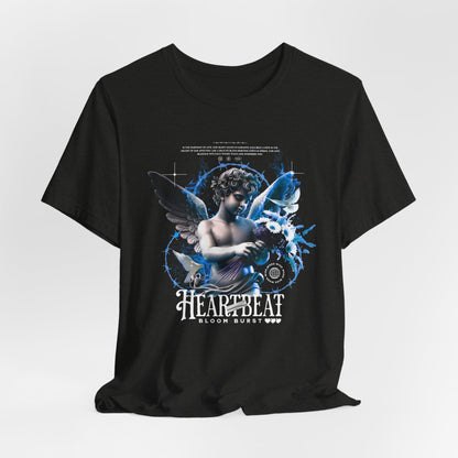 Cherub Heartbeat Graphic Tee — Vintage Angel Art T‑Shirt