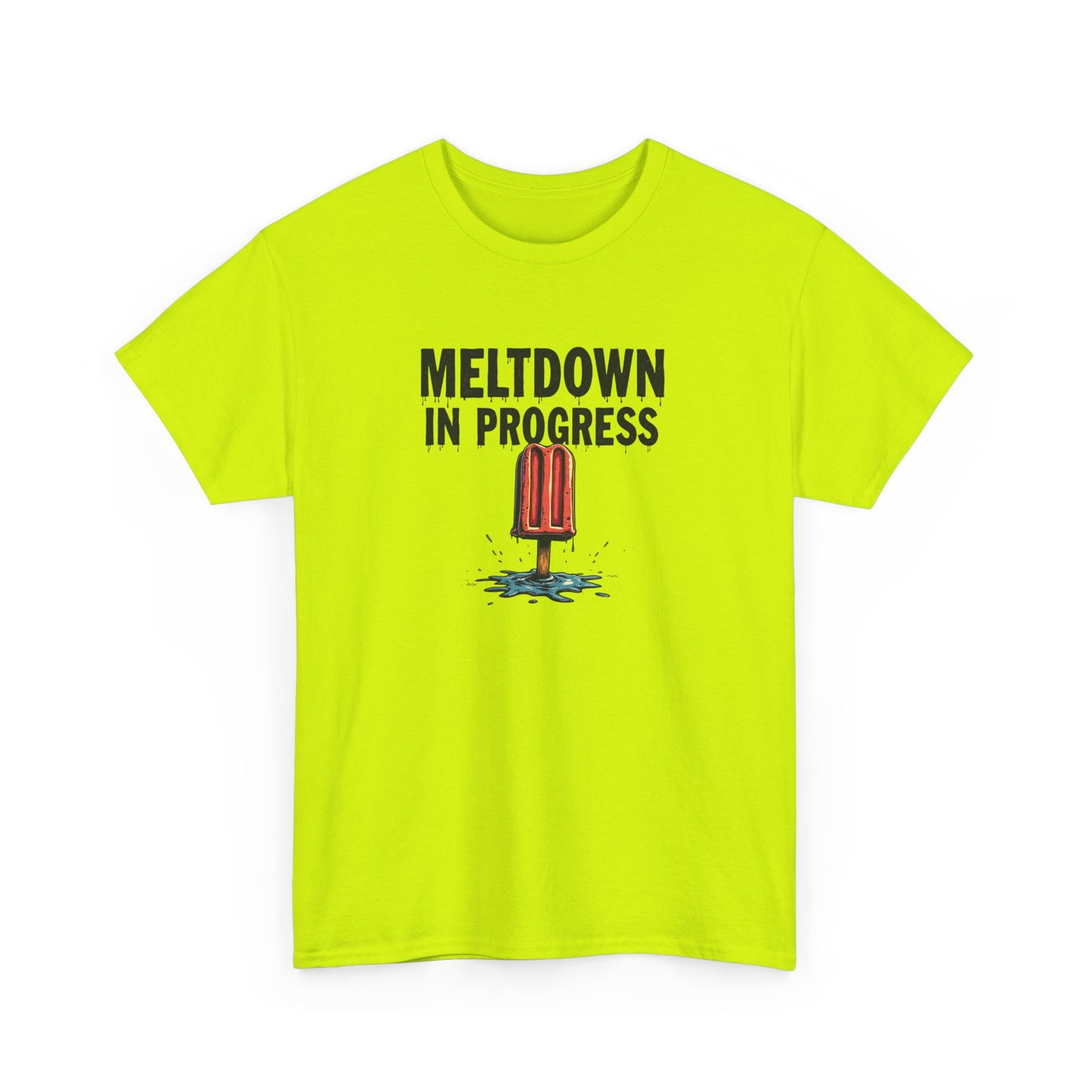 Meltdown in Progress Tee | Fun Summer T-Shirt, Gift for Ice Cream Lovers, Casual Wear, Comfy Everyday Top, Perfect for Hot Days - Psychonaut Swag