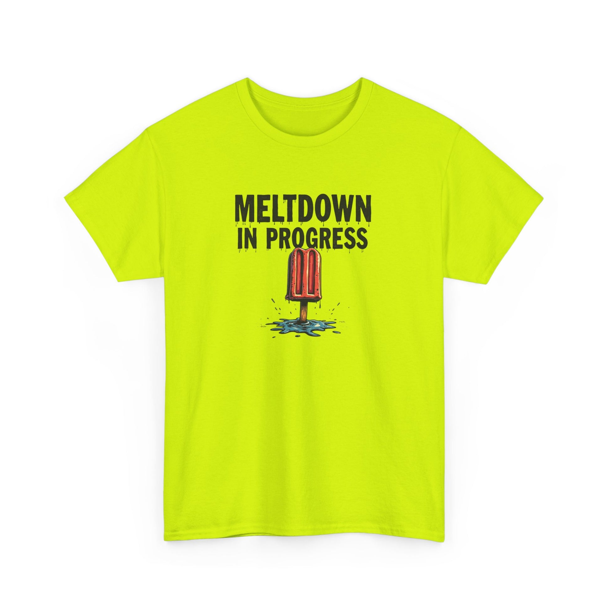 Meltdown in Progress Tee | Fun Summer T-Shirt, Gift for Ice Cream Lovers, Casual Wear, Comfy Everyday Top, Perfect for Hot Days - Psychonaut Swag
