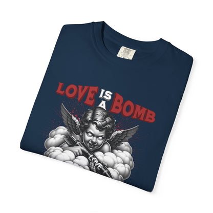 Love Is a Bomb T-Shirt — Vintage Cherub Graphic Tee