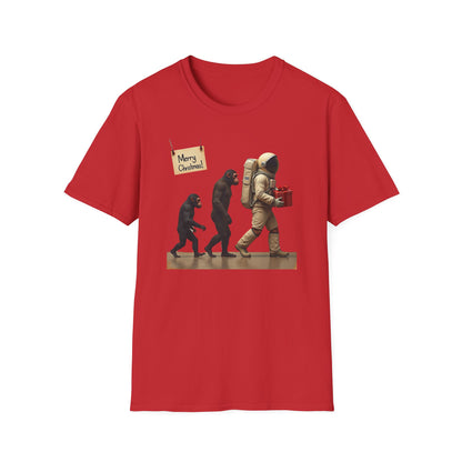 Evolution of Astronaut, Unisex Softstyle T-Shirt