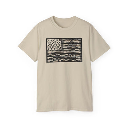 2nd Amendment Flag, Unisex Ultra Cotton Tee - Psychonaut Swag