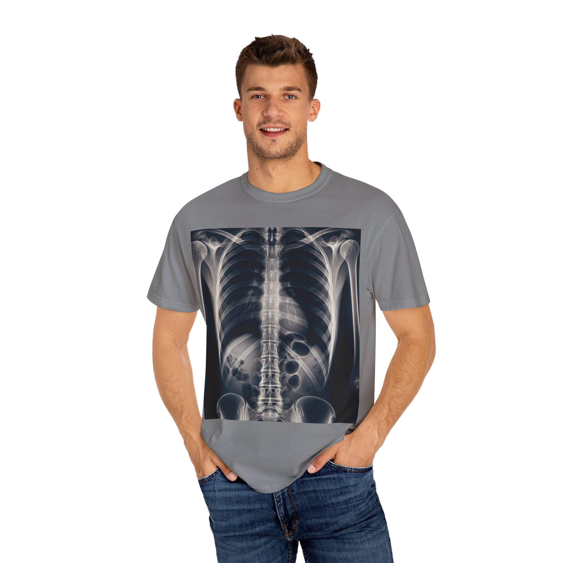 X-Ray, Full of Crap, Unisex Garment-Dyed T-shirt - Psychonaut Swag