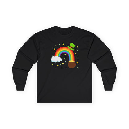 One Lucky Teacher Long Sleeve Tee — St. Patrick’s Day Shamrock Teacher Shirt