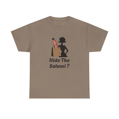 Hide the Salami Tee, Unisex Heavy Cotton Tee - Psychonaut Swag