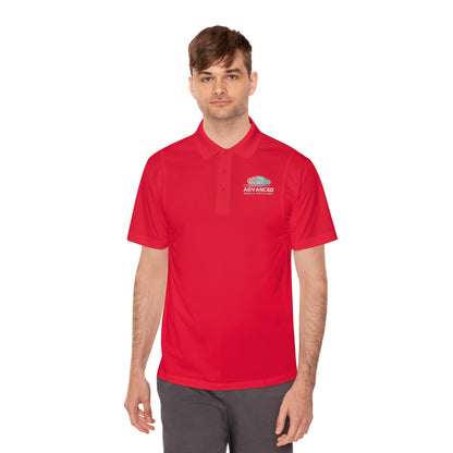 Advanced Mobile, Men's Sport Polo Shirt, Activewear, Casual Dress Shirt for Men, Perfect for Outdoor Activities, Golf, and Everyday Wear