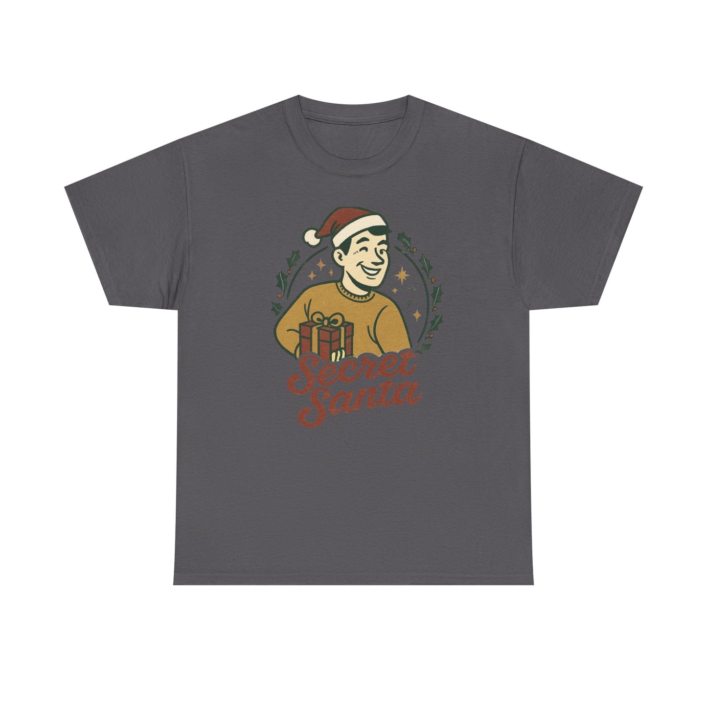 Secret Santa T-Shirt — Retro Holiday Graphic Tee