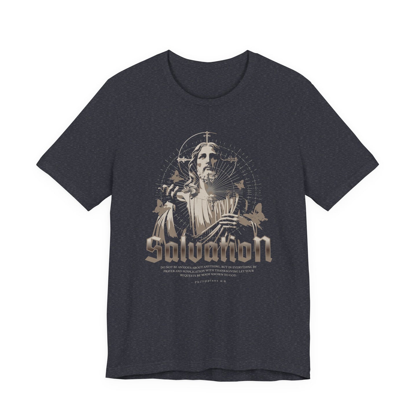 Salvation Graphic Tee — Vintage Jesus Religious T-Shirt