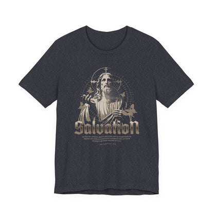 Salvation Graphic Tee — Vintage Jesus Religious T-Shirt