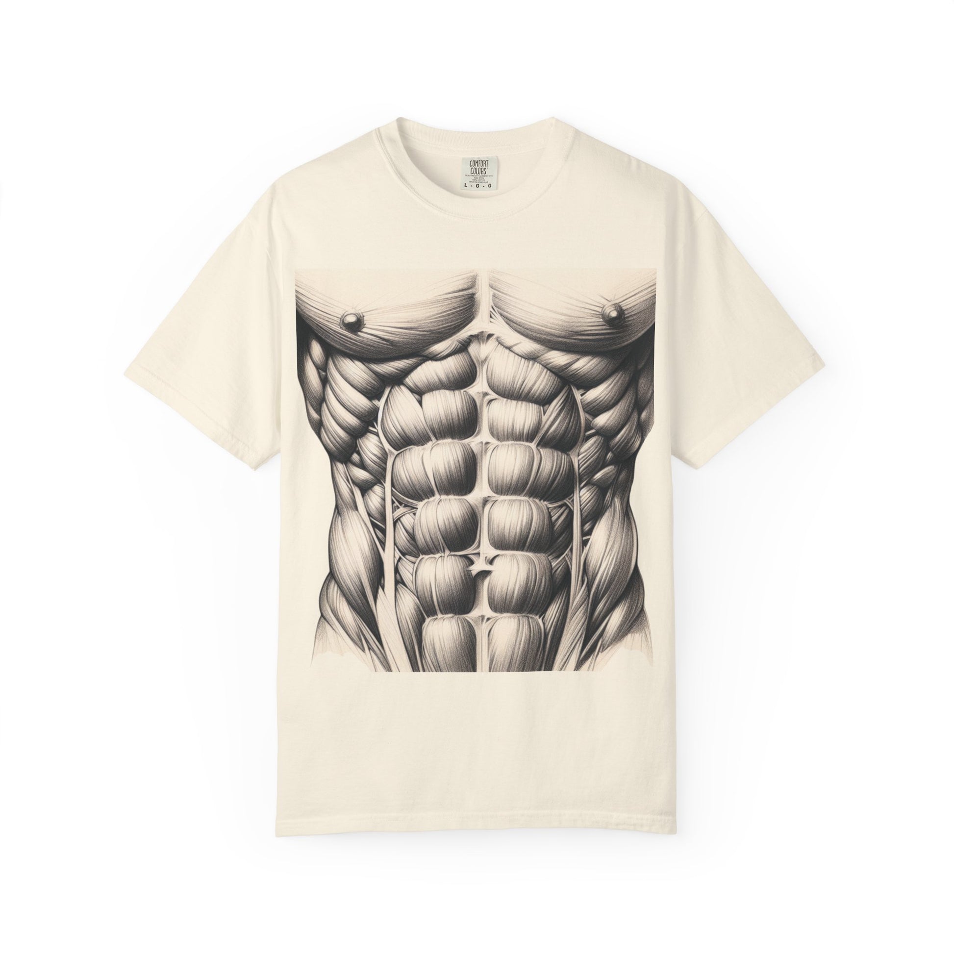 Built different, 12-pack abs, Unisex Garment-Dyed T-shirt - Psychonaut Swag