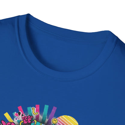 Retro Vaporwave Cassette Tee — 80s Synthwave Music Graphic T-Shirt