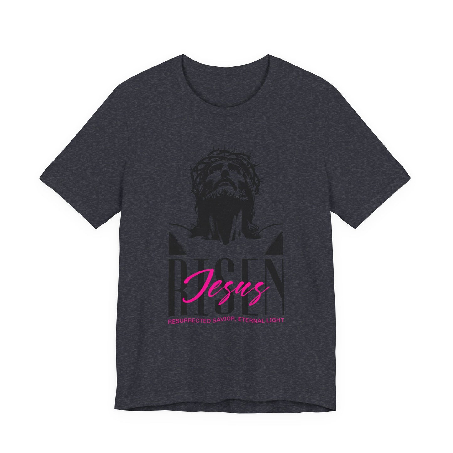 Risen Jesus Portrait Tee — Christian Easter Resurrection T-Shirt