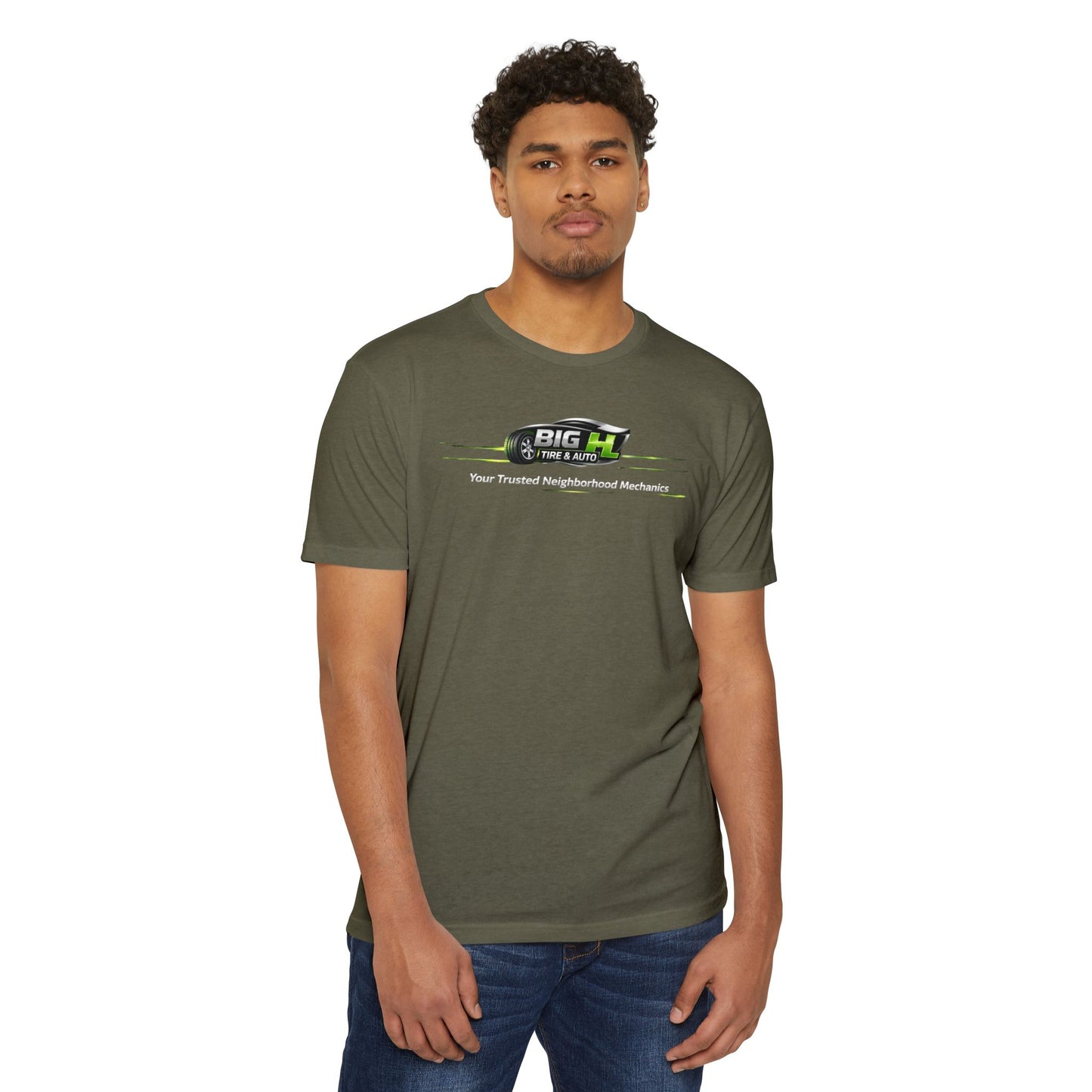 Mechanic Big H, Unisex CVC Jersey T-shirt