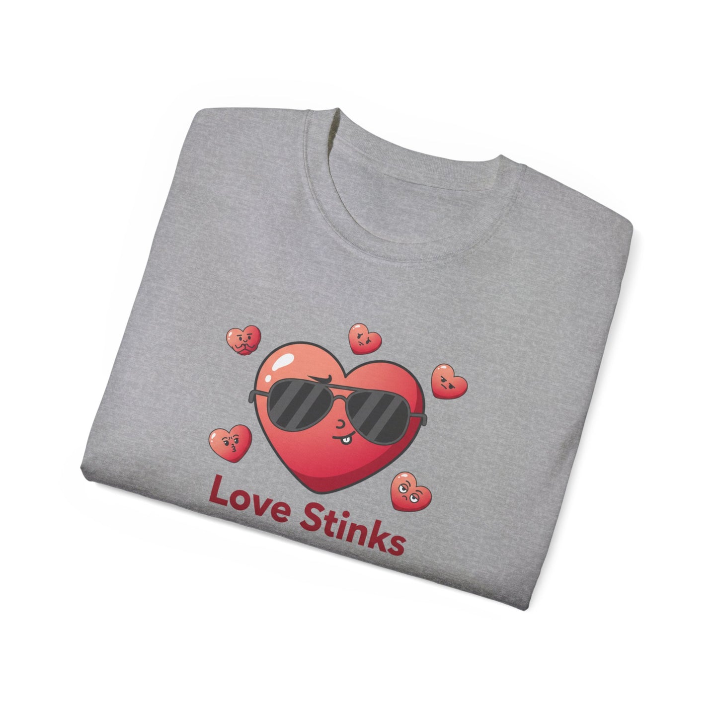 Love Stinks Heart Tee — Funny Valentine’s Day Shirt