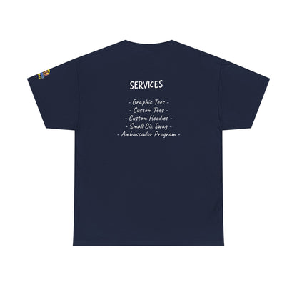 Psychonaut Swag, Human Billboard, Unisex Heavy Cotton Tee