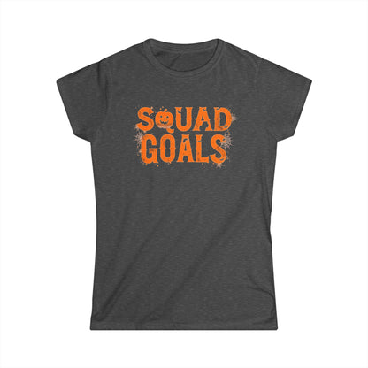 Women's “Squad Goals” Tee — Classic Softstyle Short Sleeve Shirt