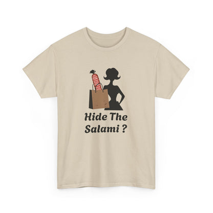 Hide the Salami Tee, Unisex Heavy Cotton Tee - Psychonaut Swag