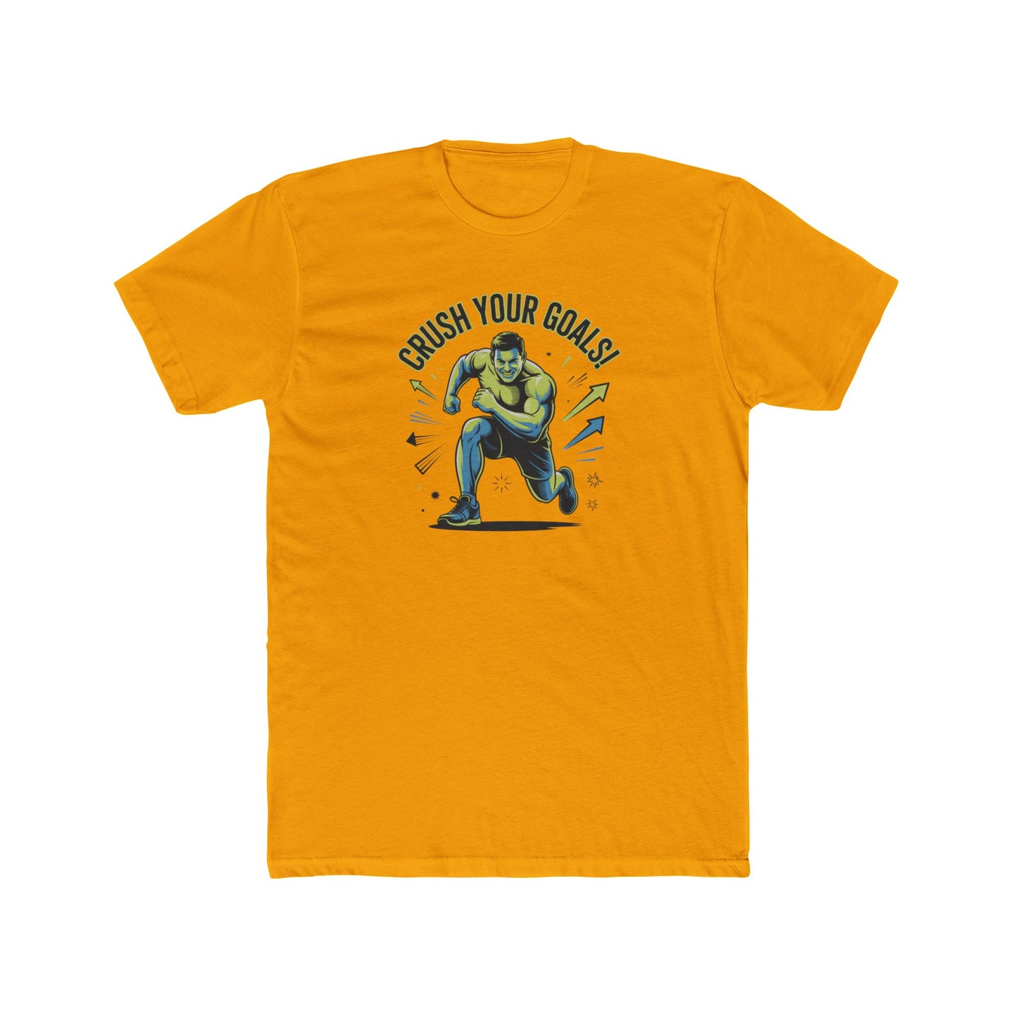 Crush Your Goals T-Shirt — Motivational Fitness Tee for Gym & Workout