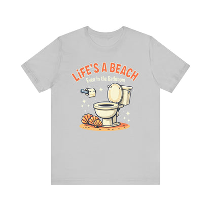 Life's a Beach, Unisex Short Sleeve Shirt - Psychonaut Swag