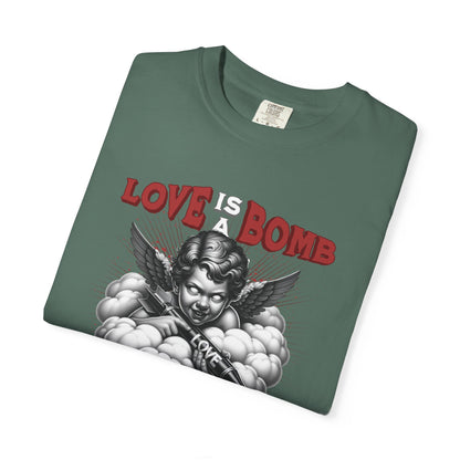 Love Is a Bomb T-Shirt — Vintage Cherub Graphic Tee