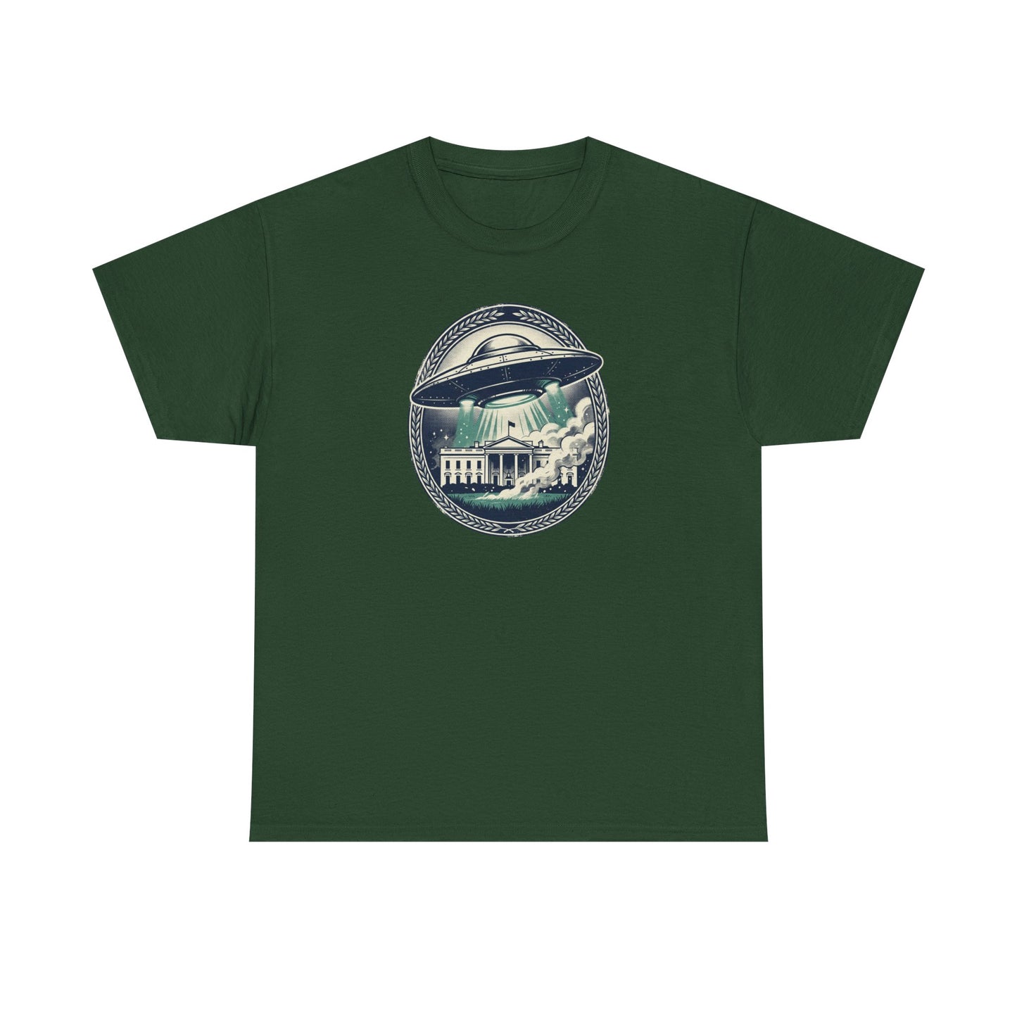Alien Disclosure T-Shirt — Flying Saucer Over White House