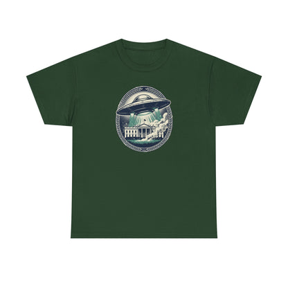 Alien Disclosure T-Shirt — Flying Saucer Over White House