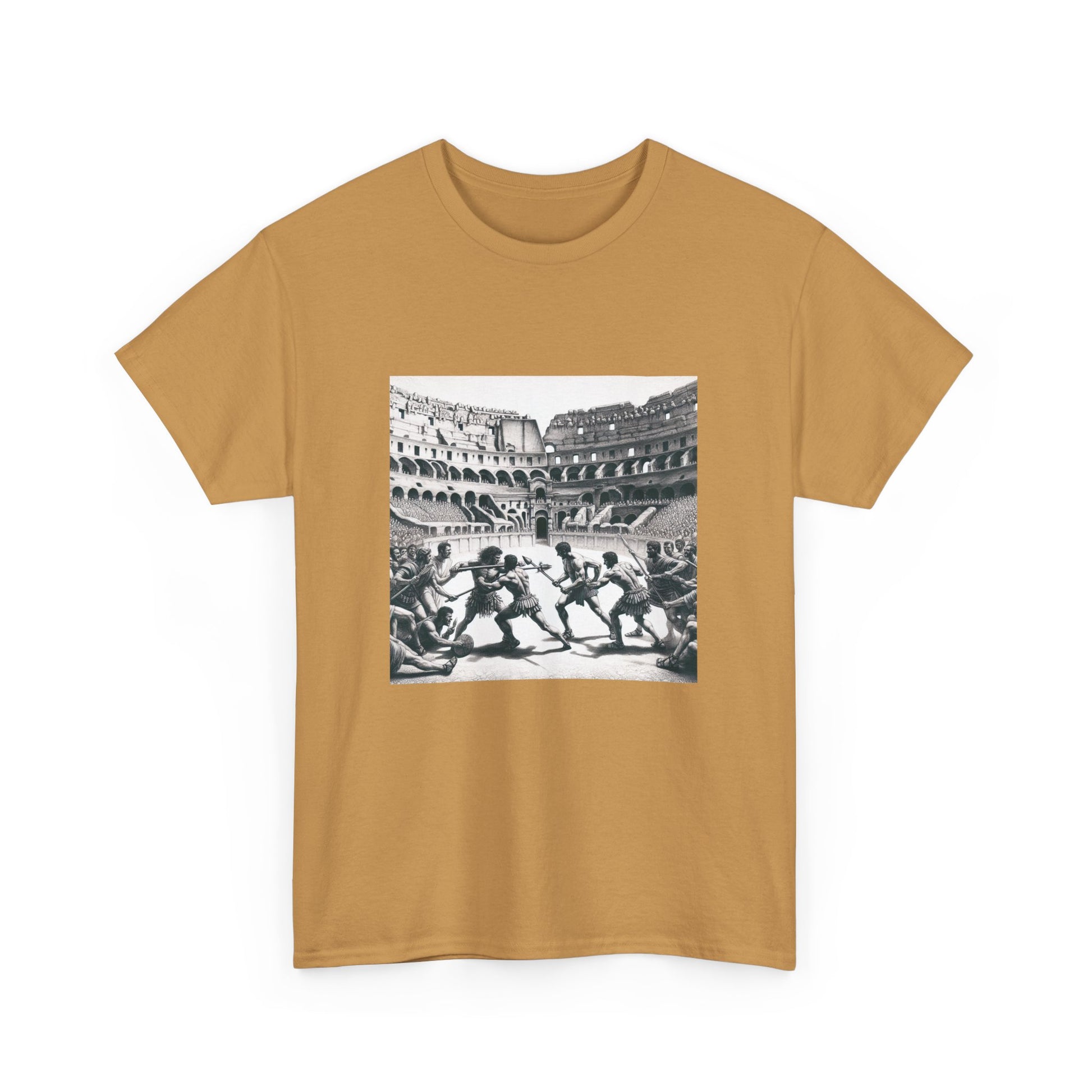 Gladiator, fight Unisex Heavy Cotton Tee - Psychonaut Swag