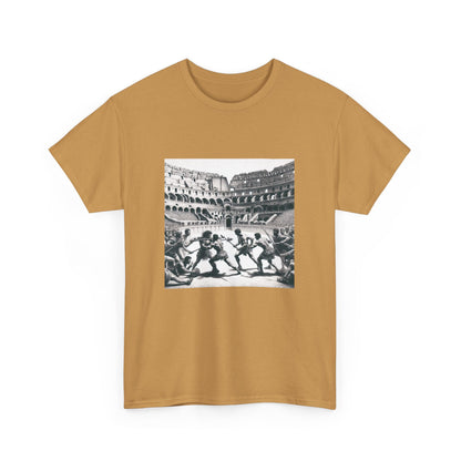 Gladiator, fight Unisex Heavy Cotton Tee - Psychonaut Swag