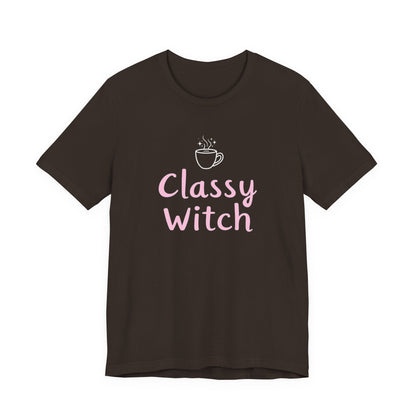Classy Witch Unisex T-Shirt, Cute Witch Halloween Tee, Gift for Witches, Classy Witch Apparel, Cozy Everyday Wear, Witchy Style