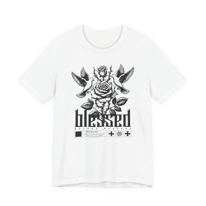 Blessed Rose Tee — Vintage Floral Graphic T‑Shirt