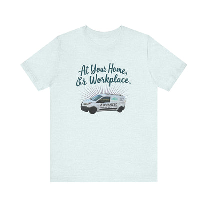 Advanced Mobile Detailing, At Your Home or Workplace Tee, Unisex Jersey T-Shirt Gift, Comfy Graphic Tee, Workwear Apparel, Casual Daily Wear