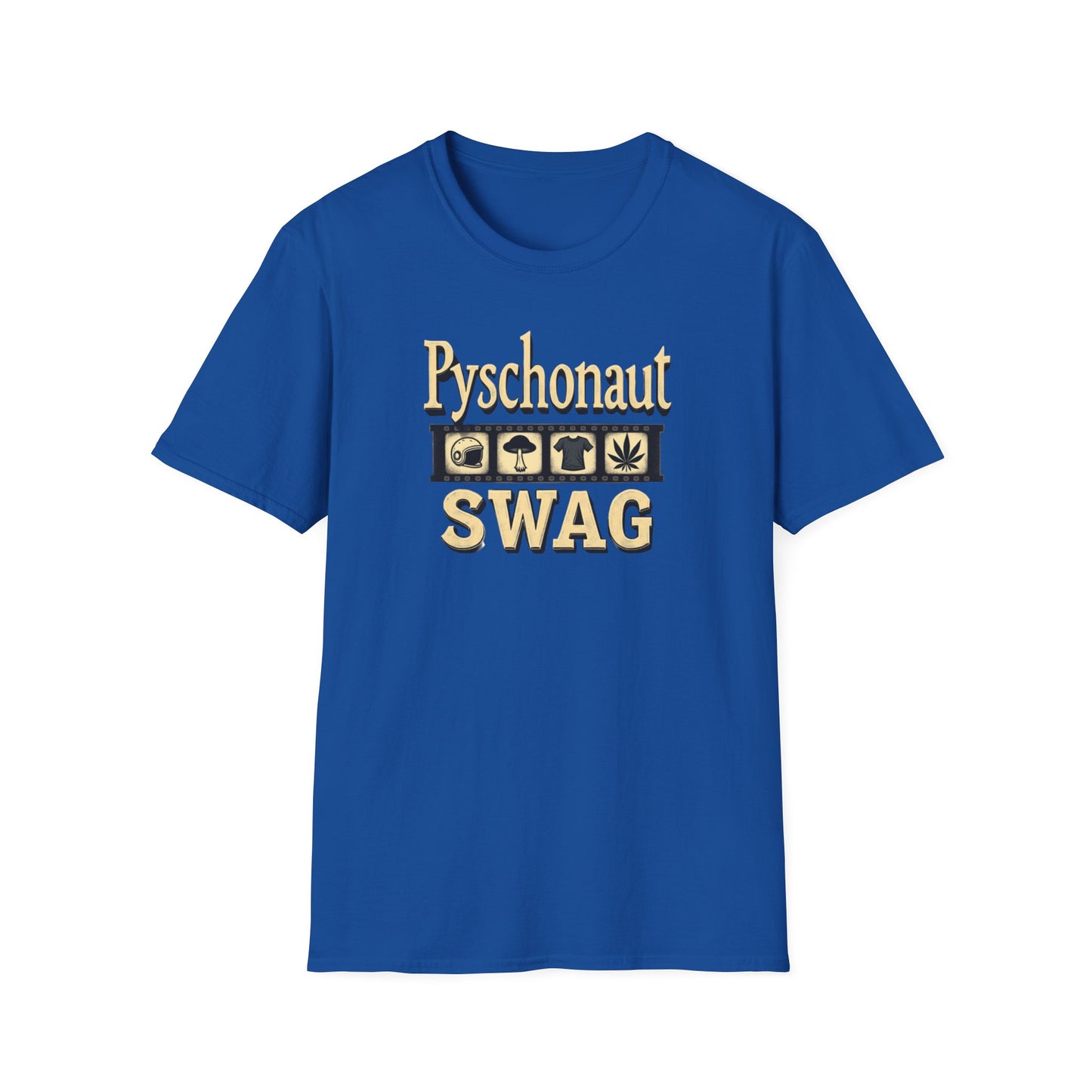 Psychonaut SWAG T-Shirt — Retro Gold Icon Graphic Tee
