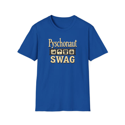 Psychonaut SWAG T-Shirt — Retro Gold Icon Graphic Tee