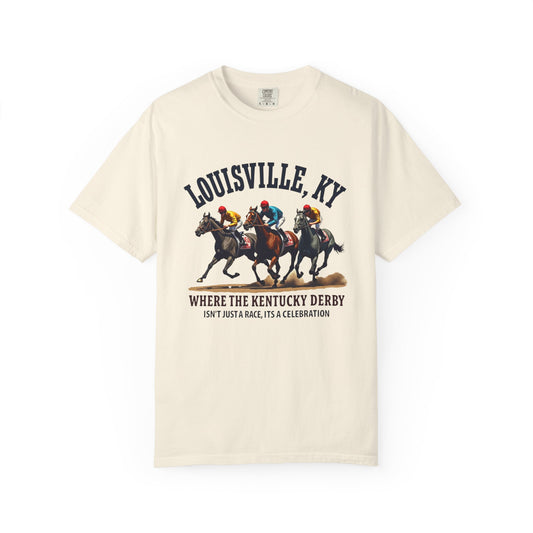 Kentucky Derby Celebration, Unisex Garment-Dyed T-shirt