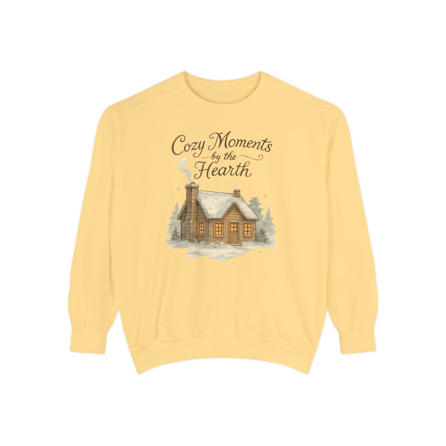 Cozy cabin Unisex Garment-Dyed Sweatshirt