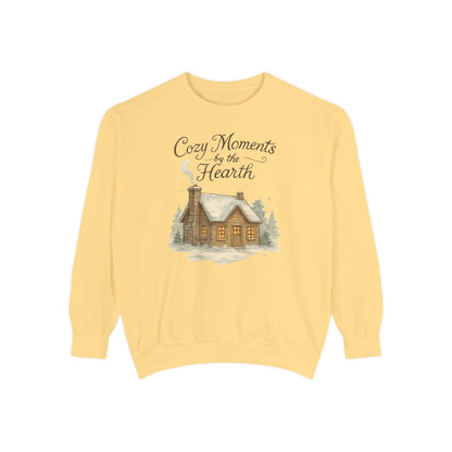 Cozy cabin Unisex Garment-Dyed Sweatshirt