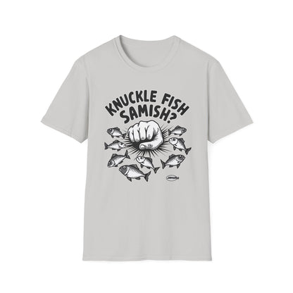 Knuckle Fish Samish,  T-Shirt, Perfect for Anglers, Gift for Fishermen, Casual Wear, Outdoor Activities, Humor Shirt