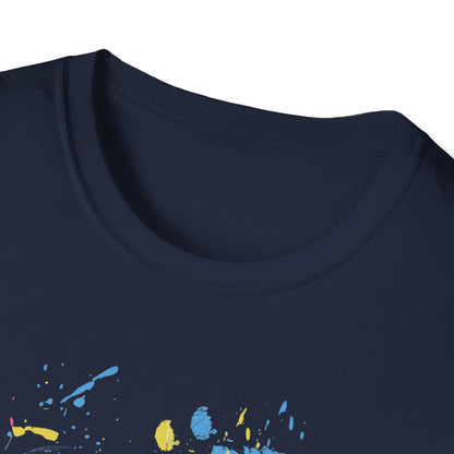 Split Skulls, Unisex Softstyle T-Shirt
