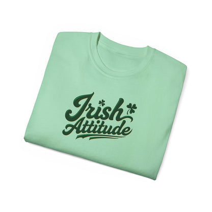 Irish Attitude T-Shirt — St. Patrick’s Day Green Script Tee