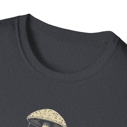 Ego Death Club Mushroom, T-Shirt, Unisex Softstyle Tee, Casual Wear, Gift for Friends, Unique Graphic Shirt - Psychonaut Swag