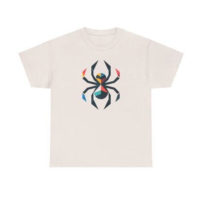 Colorful Spider, Graphic Unisex Heavy Cotton Tee - Psychonaut Swag