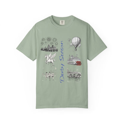 Derby Season T-Shirt — Horse Racing & Balloon Glow Festival Tee